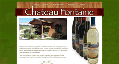 Desktop Screenshot of chateaufontaine.com
